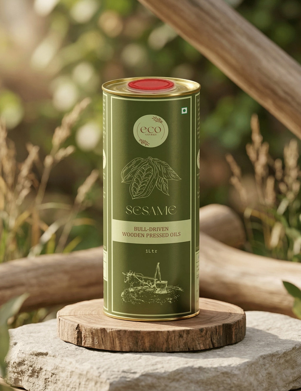 Seseme Oil - 100% Natural Bull Driven Wood Pressed Process | నువ్వుల నూనె - 100% స్వచ్ఛమైన ఎద్దుల గానుగ నూనె